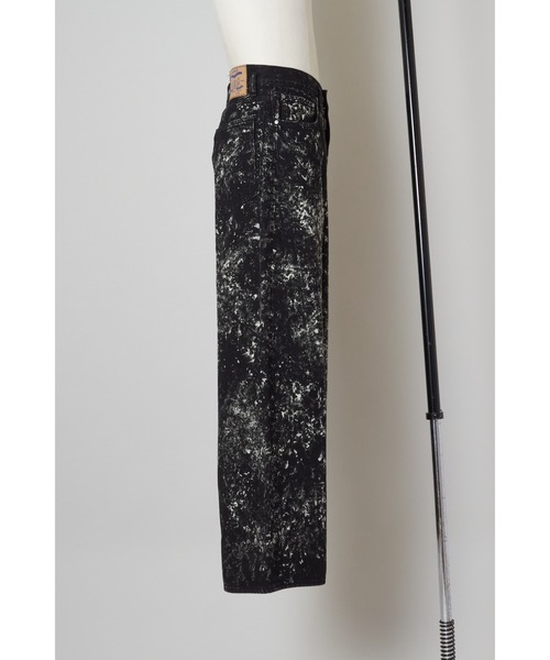 SHINYAKOZUKA（シンヤコヅカ）の「BLEACHED ORDINARY CITY STRAIGHT（デニムパンツ・メンズ・ブラック/インディゴブルー・SMALL/MEDIUM）」の4枚目の写真