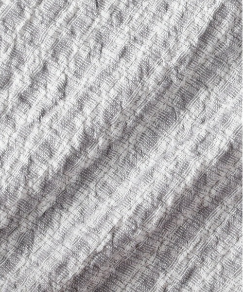 BACK NUMBER（バックナンバー）の「【BACK NUMBER】サッカーチェック長袖シャツ (速乾 / 旅行・出張 / オフィスカジュアル)（シャツ/ブラウス・メンズ・キナリ/ブルー/ブラック・M/L/XL/S）」の19枚目の写真