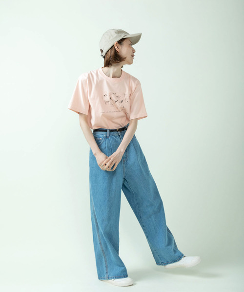 PAR ICI（パーリッシィ）の「【WEB限定】A lot of beagles T-shirt（Tシャツ/カットソー・レディース・サックスブルー/ホワイト/ピンク・FREE）」の21枚目の写真