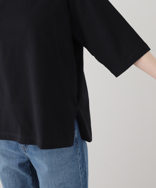 JOURNAL STANDARD LUXE（ジャーナルスタンダード　ラックス）の「クラシックテンジク クルーネックT（Tシャツ/カットソー・レディース・ブラック/サックスブルー/ホワイト/ライトグレー・MEDIUM/SMALL）」の17枚目の写真