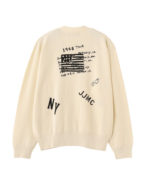 styles(スタイルス)の「J.J.MERCER JME-25W50B(カーディガン/ボレロ・メンズ・ブラック/オフホワイト・ONE SIZE)」の4枚目の写真