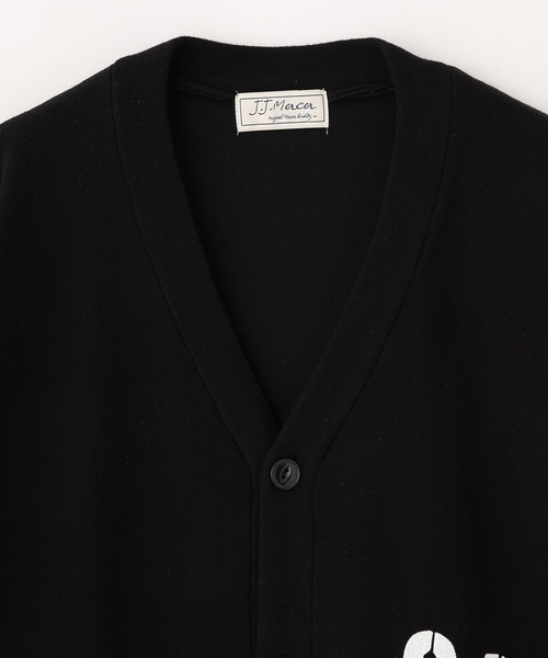 styles(スタイルス)の「J.J.MERCER JME-25W50B(カーディガン/ボレロ・メンズ・ブラック/オフホワイト・ONE SIZE)」の5枚目の写真