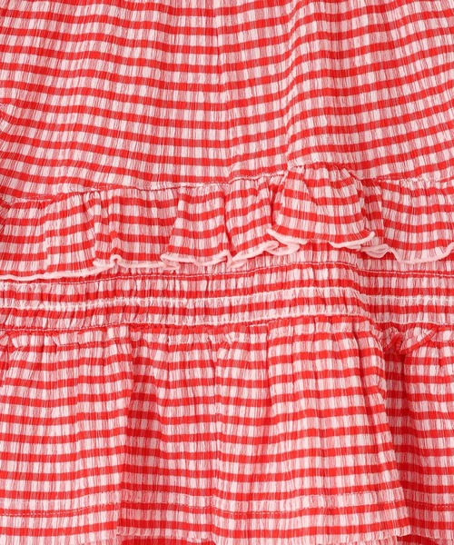 LOWRYS FARM(ローリーズファーム)の「チェックシャーリングノースリーブ 664979(Tシャツ/カットソー・キッズ・ブラック/レッド・140cm/130cm/120cm/110cm/150cm)」の11枚目の写真