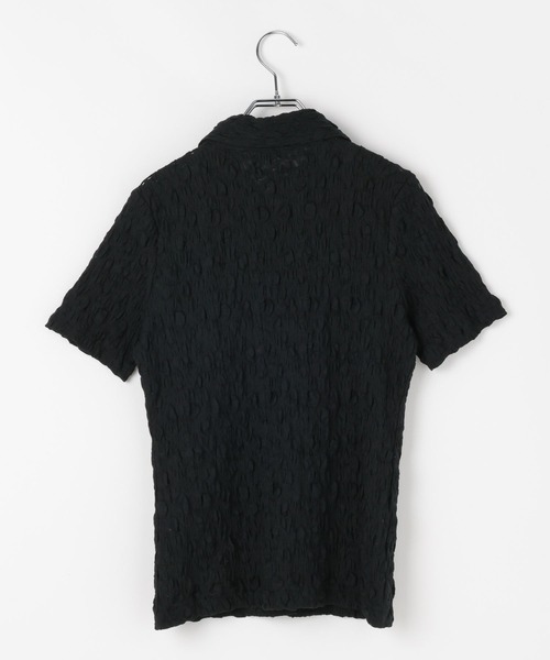 PAGEBOY(ページボーイ)の「フクレジャガードエリツキトップス(シャツ/ブラウス・レディース・ブラック/ブルー/オフホワイト・FREE)」の16枚目の写真
