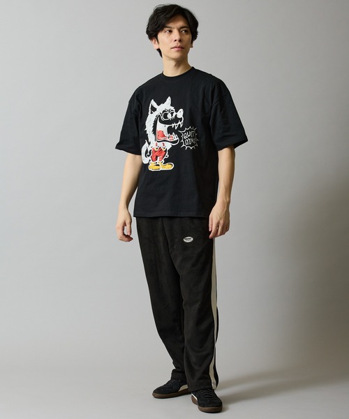 En serio TOKYO(エンソリオトーキョー)の「【SIDEWAYSTANCE】クレヨンウルフ半袖Tシャツ 70712(Tシャツ/カットソー・メンズ・ホワイト/ブラック/アッシュ・MEDIUM/X-LARGE/SMALL/LARGE)」の14枚目の写真