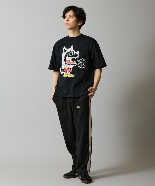 En serio TOKYO(エンソリオトーキョー)の「【SIDEWAYSTANCE】クレヨンウルフ半袖Tシャツ 70712(Tシャツ/カットソー・メンズ・ホワイト/ブラック/アッシュ・MEDIUM/X-LARGE/SMALL/LARGE)」の15枚目の写真
