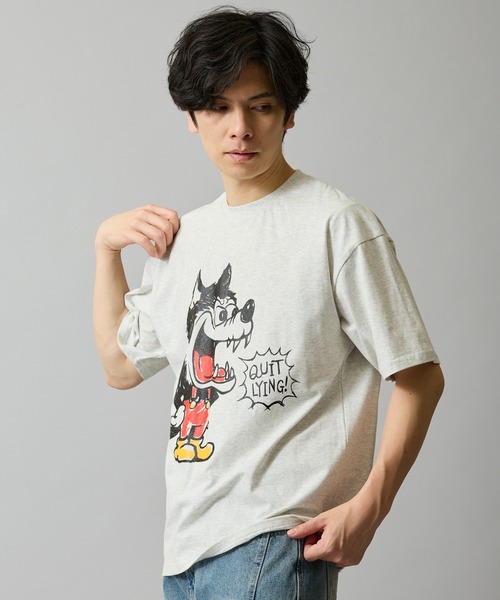 En serio TOKYO(エンソリオトーキョー)の「【SIDEWAYSTANCE】クレヨンウルフ半袖Tシャツ 70712(Tシャツ/カットソー・メンズ・ホワイト/ブラック/アッシュ・MEDIUM/X-LARGE/SMALL/LARGE)」の19枚目の写真