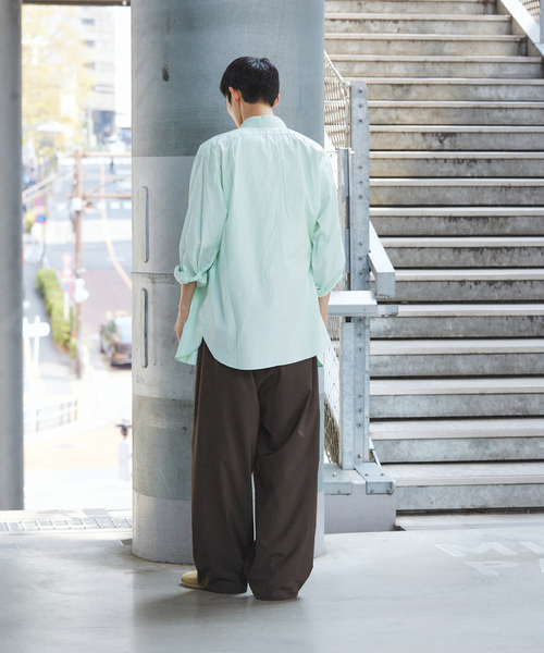 JOURNAL STANDARD（ジャーナルスタンダード）の「ウーリーノ オーバー パンツ（スラックス・メンズ・グレー/カーキ/ブラック/ブラウン・LARGE/MEDIUM/SMALL）」の18枚目の写真