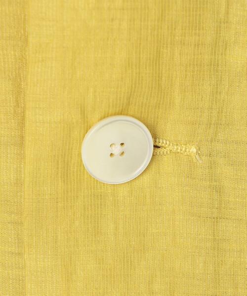 LE GLAZIK（ルグラジック）の「LE GLAZIK | リネンポリエステル オープンカラー半袖シャツ WOMEN（シャツ/ブラウス・レディース・グレー/アイボリー/ブラック/マスタード・36）」の11枚目の写真