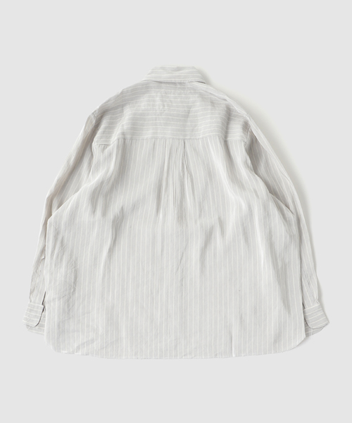 CAMIEL FORTGENS(カミエル フォートへンス)の「CAMIEL FORTGENS / カミエル・フォートヘンス BIG SHIRT VELCRO(シャツ/ブラウス・メンズ・チャコールグレー・MEDIUM/LARGE)」の6枚目の写真