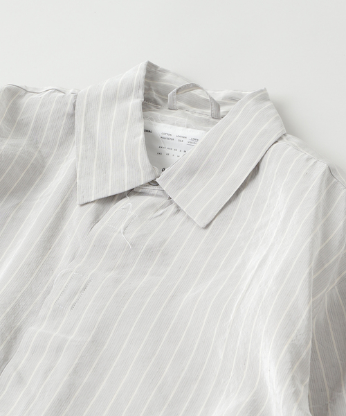 CAMIEL FORTGENS(カミエル フォートへンス)の「CAMIEL FORTGENS / カミエル・フォートヘンス BIG SHIRT VELCRO(シャツ/ブラウス・メンズ・チャコールグレー・MEDIUM/LARGE)」の5枚目の写真