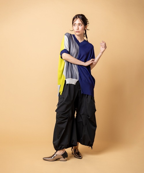 OSMOSIS(オズモーシス)の「切替コクーンパンツ(その他パンツ・レディース・アイボリー/カーキ/ブラック・ONE SIZE)」の11枚目の写真