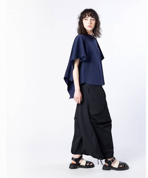 OSMOSIS(オズモーシス)の「切替コクーンパンツ(その他パンツ・レディース・アイボリー/カーキ/ブラック・ONE SIZE)」の17枚目の写真