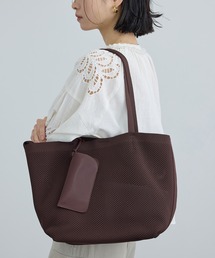 SALON adam et rope' | 【WEB限定】2WAYニットジャガードトート / 軽量(トートバッグ)