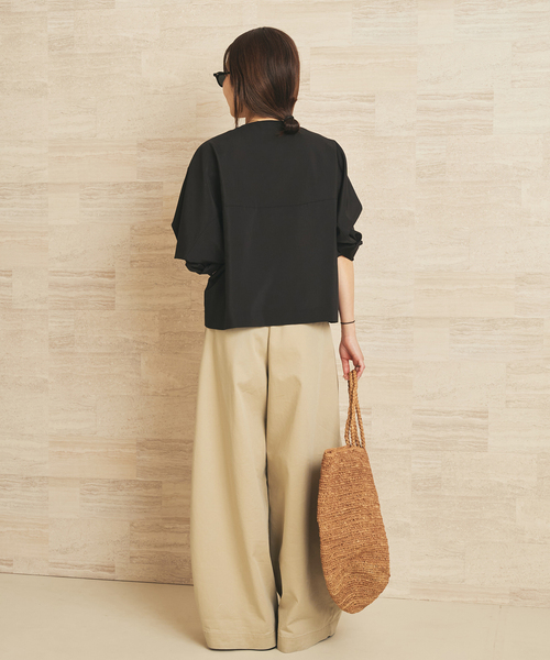 plage（プラージュ）の「《WEB限定追加》R’IAM Super wide CHINO パンツ 3（チノパンツ・レディース・ベージュ・38/32）」の9枚目の写真