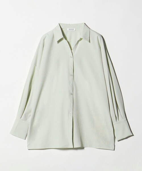 MARW UNITED ARROWS（マルゥ ユナイテッドアローズ）の「＜MARW UNITED ARROWS＞スキッパーシャツ UVカット（シャツ/ブラウス・レディース・ホワイト/ライム/ブラック・FREE）」の17枚目の写真