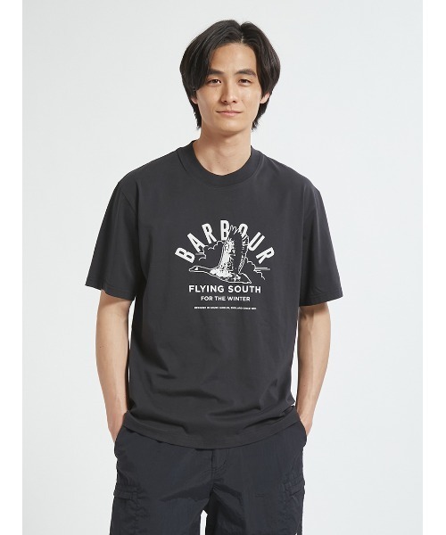 Barbour(バブアー)の「Goose プリントTシャツ Japan Exclusive(Tシャツ/カットソー・メンズ・ホワイト/ブラック・34/36/38/40/42)」の2枚目の写真