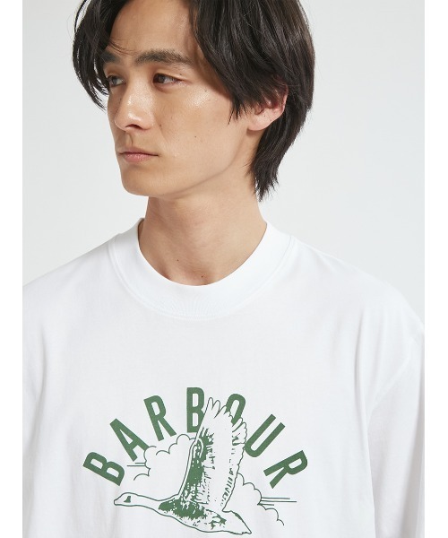 Barbour(バブアー)の「Goose プリントTシャツ Japan Exclusive(Tシャツ/カットソー・メンズ・ホワイト/ブラック・34/36/38/40/42)」の8枚目の写真