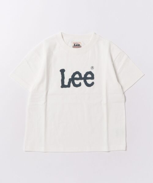 Lee(リー)の「【110-150cm】キッズ LeeロゴTシャツ(Tシャツ/カットソー・キッズ・ホワイト/ネイビー・110/130/140/150)」の2枚目の写真