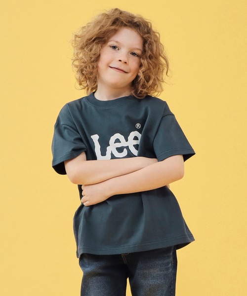 Lee（リー）の「Lee/リー【110-150cm】キッズ LeeロゴTシャツ（Tシャツ/カットソー・キッズ・ホワイト/ネイビー/オレンジ・110/130/140/150/120）」の3枚目の写真