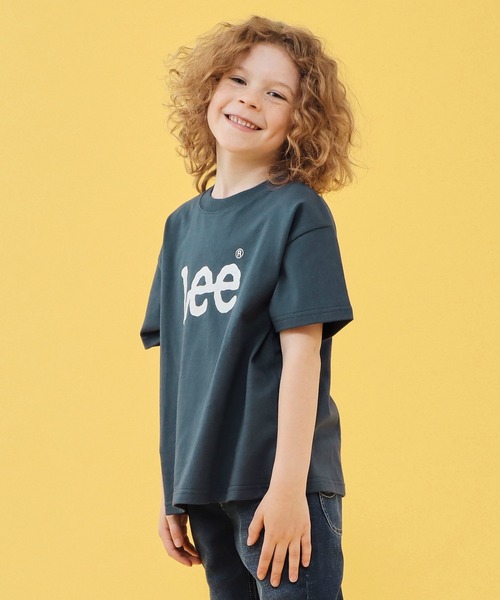 Lee（リー）の「Lee/リー【110-150cm】キッズ LeeロゴTシャツ（Tシャツ/カットソー・キッズ・ホワイト/ネイビー/オレンジ・110/130/140/150/120）」の7枚目の写真