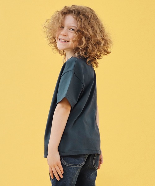 Lee（リー）の「Lee/リー【110-150cm】キッズ LeeロゴTシャツ（Tシャツ/カットソー・キッズ・ホワイト/ネイビー/オレンジ・110/130/140/150/120）」の9枚目の写真