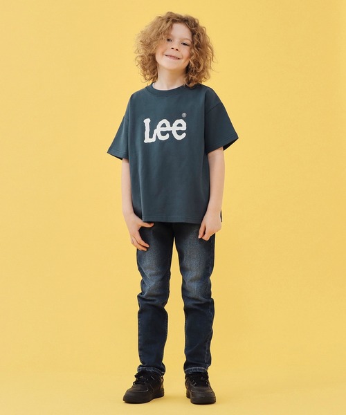 Lee（リー）の「Lee/リー【110-150cm】キッズ LeeロゴTシャツ（Tシャツ/カットソー・キッズ・ホワイト/ネイビー/オレンジ・110/130/140/150/120）」の12枚目の写真