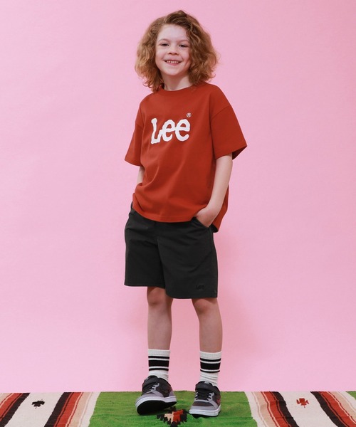 Lee（リー）の「Lee/リー【110-150cm】キッズ LeeロゴTシャツ（Tシャツ/カットソー・キッズ・ホワイト/ネイビー/オレンジ・110/130/140/150/120）」の15枚目の写真