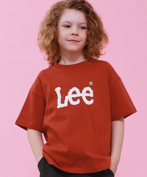 Lee（リー）の「Lee/リー【110-150cm】キッズ LeeロゴTシャツ（Tシャツ/カットソー・キッズ・ホワイト/ネイビー/オレンジ・110/130/140/150/120）」の16枚目の写真