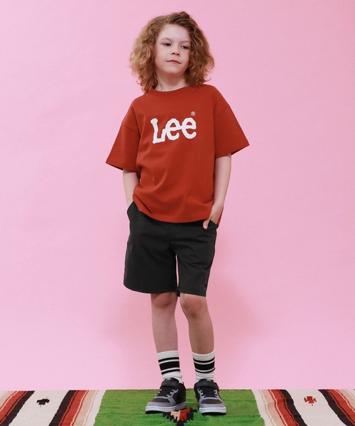 Lee（リー）の「Lee/リー【110-150cm】キッズ LeeロゴTシャツ（Tシャツ/カットソー・キッズ・ホワイト/ネイビー/オレンジ・110/130/140/150/120）」の22枚目の写真