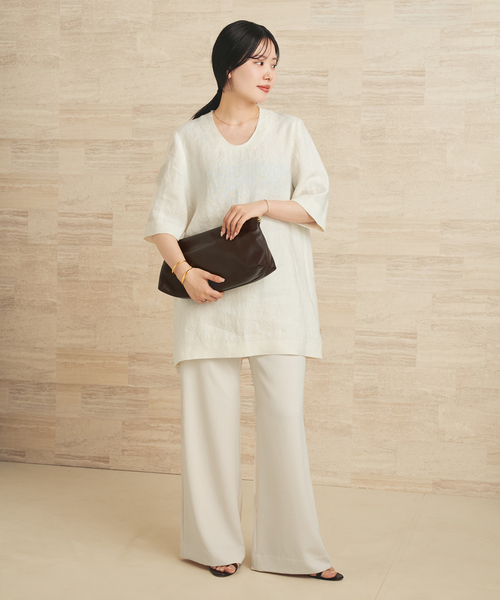 plage(プラージュ)の「Half tunic ブラウス(シャツ/ブラウス・レディース・ホワイト・FREE)」の17枚目の写真