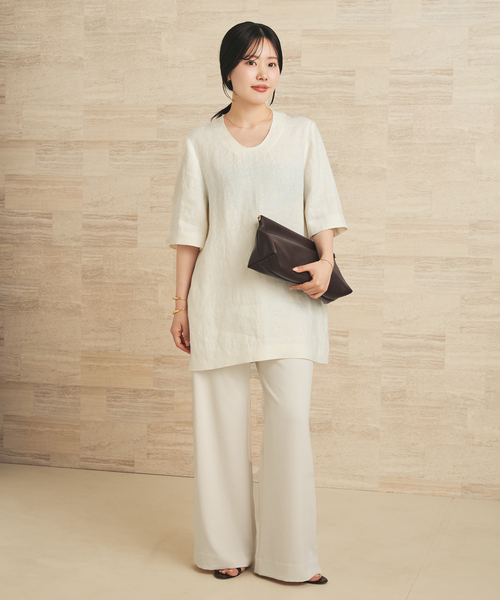 plage(プラージュ)の「Half tunic ブラウス(シャツ/ブラウス・レディース・ホワイト・FREE)」の8枚目の写真