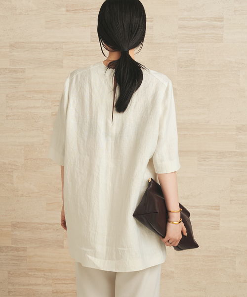 plage(プラージュ)の「Half tunic ブラウス(シャツ/ブラウス・レディース・ホワイト・FREE)」の11枚目の写真