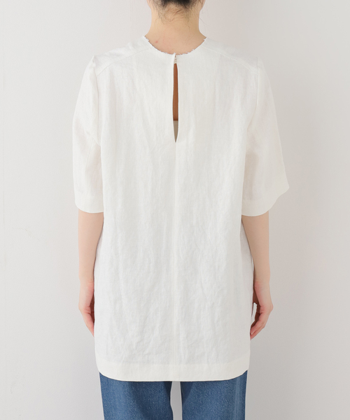 plage(プラージュ)の「Half tunic ブラウス(シャツ/ブラウス・レディース・ホワイト・FREE)」の5枚目の写真