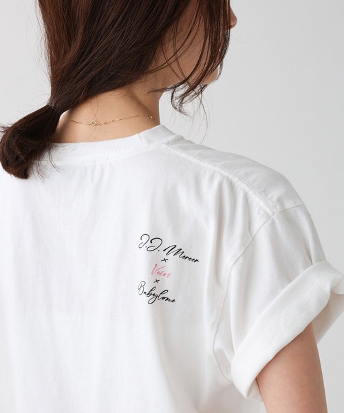 jj mercer（ジェイジェイマーサー）の「【J.J. Mercer×VEIN×BABYLONE】BOOTS PHOTO T（Tシャツ/カットソー・レディース・ホワイト・フリー）」の5枚目の写真