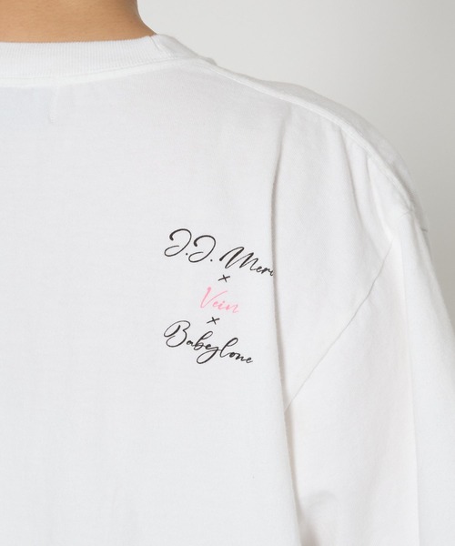 jj mercer（ジェイジェイマーサー）の「【J.J. Mercer×VEIN×BABYLONE】BOOTS PHOTO T（Tシャツ/カットソー・レディース・ホワイト・フリー）」の15枚目の写真