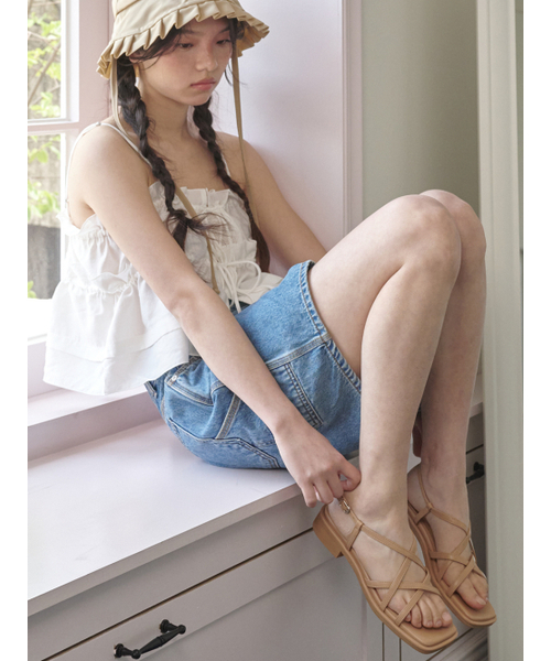 APTO(アプト)の「メリア サンダル AHSS010(サンダル・レディース・ブラック/Beige・23cm/23.5cm/24cm/24.5cm/25cm)」の3枚目の写真