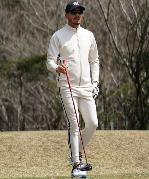 DIVINER GOLF(ディバイナー ゴルフ)の「【DIVINER GOLF】フェイクスウェードジャケットセットアップ メンズ スタンドジャケット ジョガーパンツ ロングパンツ 冬服(セットアップ・メンズ・ライトグレー/オフホワイト/チャコールグレー・XXL/XL/L/M)」の13枚目の写真