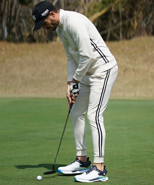 DIVINER GOLF(ディバイナー ゴルフ)の「【DIVINER GOLF】フェイクスウェードジャケットセットアップ メンズ スタンドジャケット ジョガーパンツ ロングパンツ 冬服(セットアップ・メンズ・ライトグレー/オフホワイト/チャコールグレー・XXL/XL/L/M)」の14枚目の写真