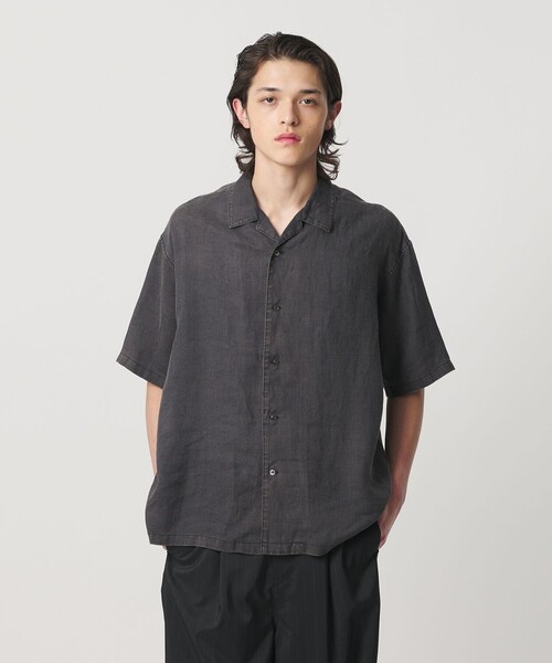 MONKEY TIME(モンキータイム)の「フェード ラミー オープンカラー シャツ(シャツ/ブラウス・メンズ・レッド/ブラック・XL/L/M/S)」の8枚目の写真
