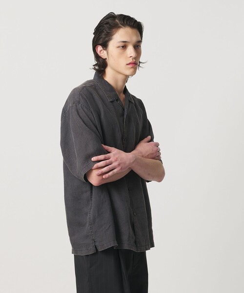 MONKEY TIME(モンキータイム)の「フェード ラミー オープンカラー シャツ(シャツ/ブラウス・メンズ・レッド/ブラック・XL/L/M/S)」の10枚目の写真