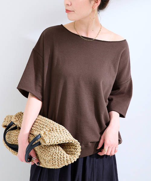セール】*Vintage Off Shoulder プルオーバー（スウェット）｜Deuxieme