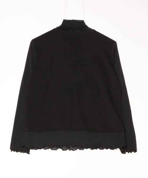 PATRIOT TAXI SELECT(パトリオットタクシーセレクト)の「【KILA MODA】メッシュアクセントコンビプルオーバー(Tシャツ/カットソー・レディース・オフホワイト/ターコイズブルー/ブラック/ピンク・MEDIUM/LARGE/3L/LL)」の7枚目の写真