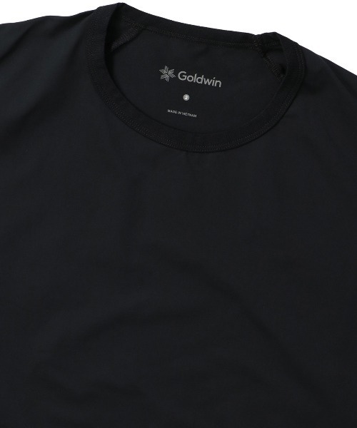 GOLDWIN（ゴールドウィン）の「GOLDWIN High Gauge Shirring T-shirt ゴールドウィン ハイゲージシャーリングティーシャツ（Tシャツ/カットソー・メンズ・チャコールグレー/ブラック・3/2/4）」の4枚目の写真