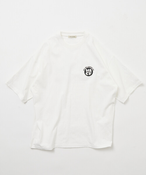 FREAK'S STORE（フリークスストア）の「限定展開 リラックスフィット バックプリント クルーネック Tシャツ CHILL FISHING MAN（Tシャツ/カットソー・メンズ・チャコールグレー/ベージュ/ネイビー/ホワイト・SMALL/MEDIUM/LARGE）」の9枚目の写真