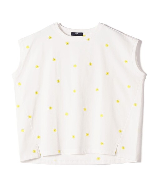 SHIPS Colors（シップス カラーズ）の「SHIPS Colors:〈洗濯機可能〉フラワーエンブロイダリー カットソー2◇（Tシャツ/カットソー・レディース・ブラック/レッド/イエロー・ONE SIZE）」の6枚目の写真