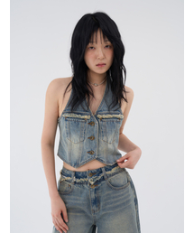 CONY（コール アウト ニューイヤー）の「ウォッシュドデニムベスト（ベスト）」
