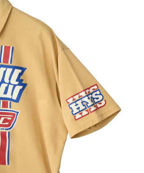 HYSTERIC GLAMOUR（ヒステリックグラマー）の「HG PIT CREW シャツ（ポロシャツ・メンズ・ホワイト/イエロー/ブラック・X-LARGE/LARGE/MEDIUM/SMALL）」の10枚目の写真