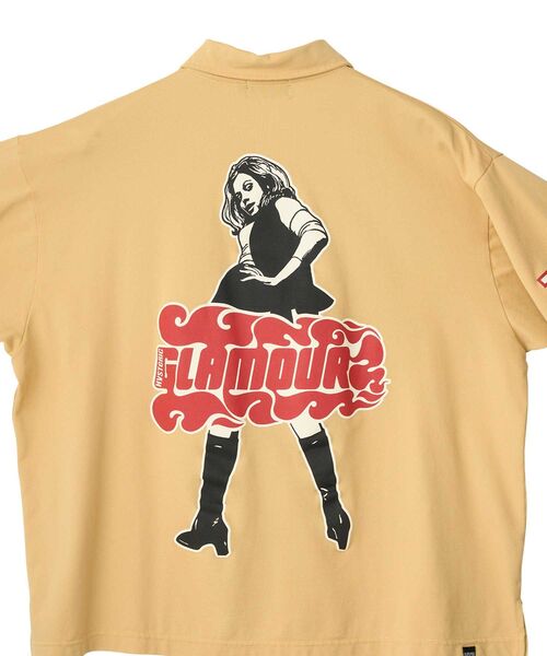 HYSTERIC GLAMOUR（ヒステリックグラマー）の「HG PIT CREW シャツ（ポロシャツ・メンズ・ホワイト/イエロー/ブラック・X-LARGE/LARGE/MEDIUM/SMALL）」の11枚目の写真