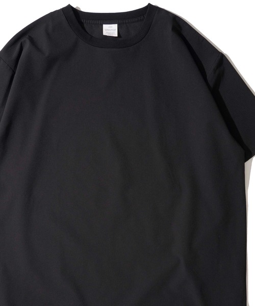 ADPOSION(アドポーション)の「【SEABEES/シービーズ】メッシュクルーネックTシャツ(Tシャツ/カットソー・メンズ・ネイビー/ブラック/グレイッシュベージュ・MEDIUM/LARGE)」の1枚目の写真